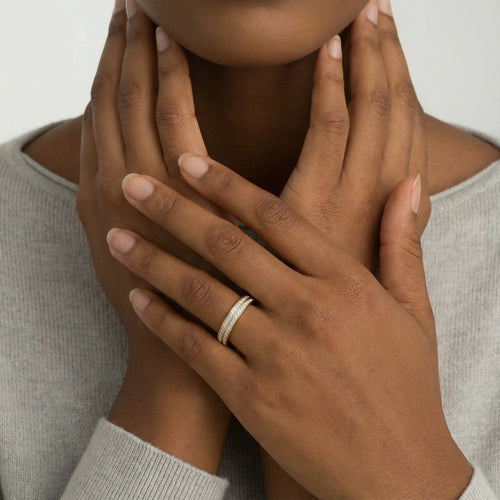 Bague Double Éclat